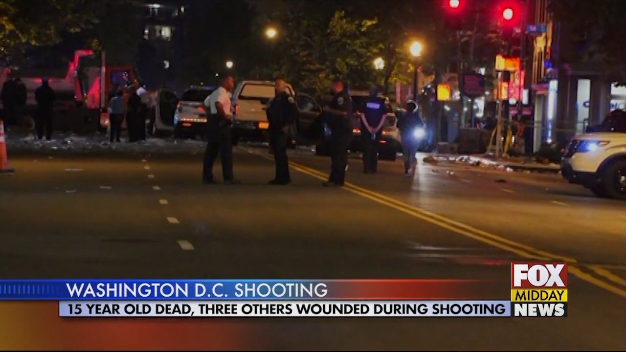 15 Year Old Dead, Three Others Wounded After Shooting in Washington D.C ...