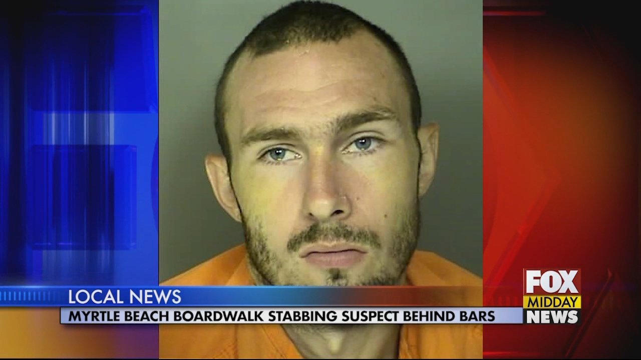 Myrtle Beach Boardwalk Stabbing Suspect Behind Bars - WFXB