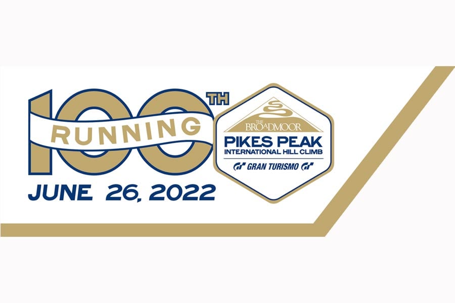 2022 Pikes Peak 100th Running Logo