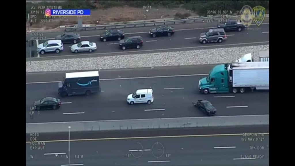Ca: Police Chase Stolen Amazon Delivery Truck