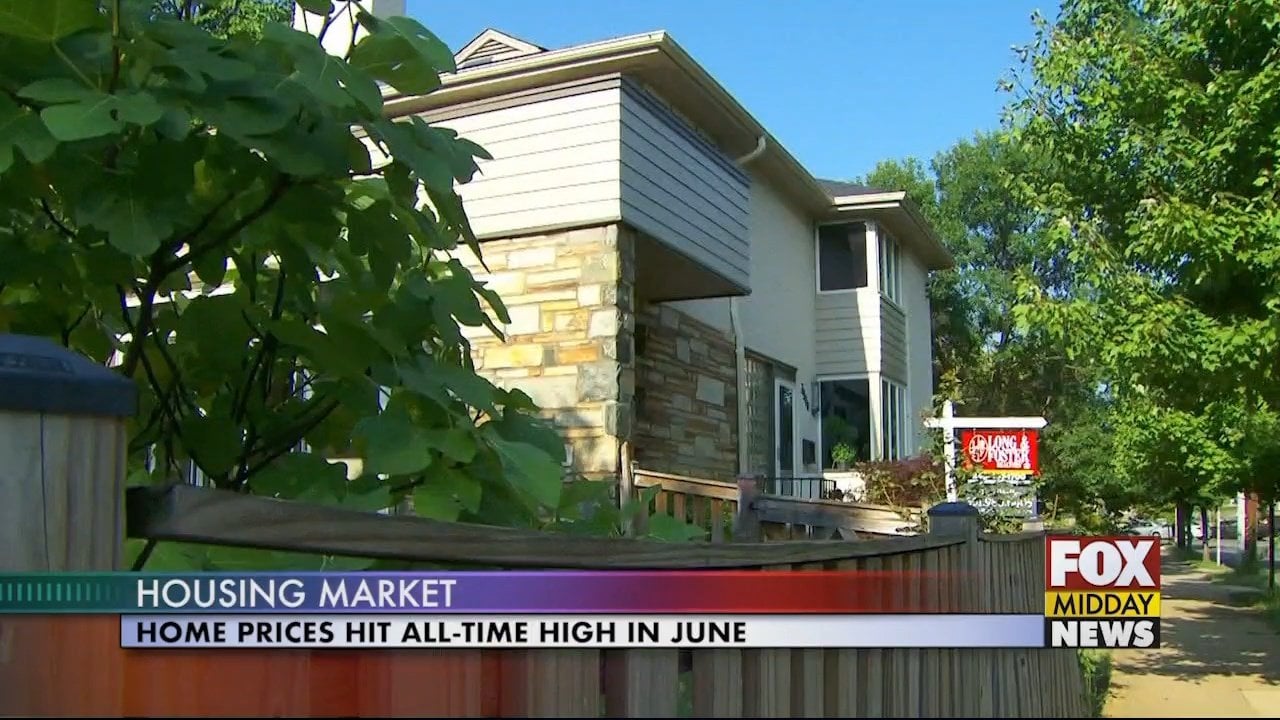 Home Prices in U.S. Hit All-Time High in June - WFXB