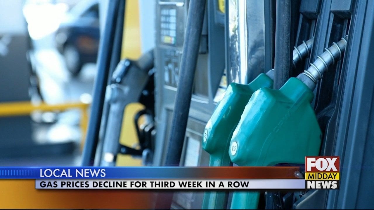 Gas Prices Decline for Third Week in a Row - WFXB