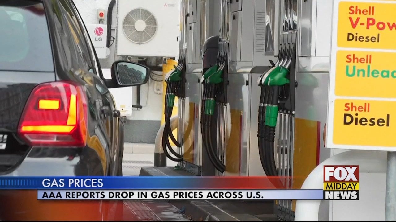 AAA Reports Drop in Gas Prices Across the United States - WFXB