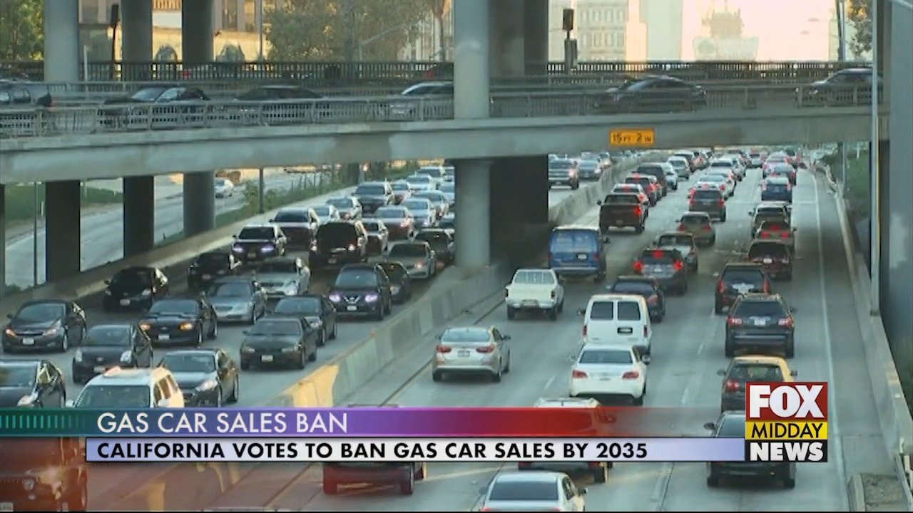 California Votes to Ban Gas Car Sales By 2035 WFXB
