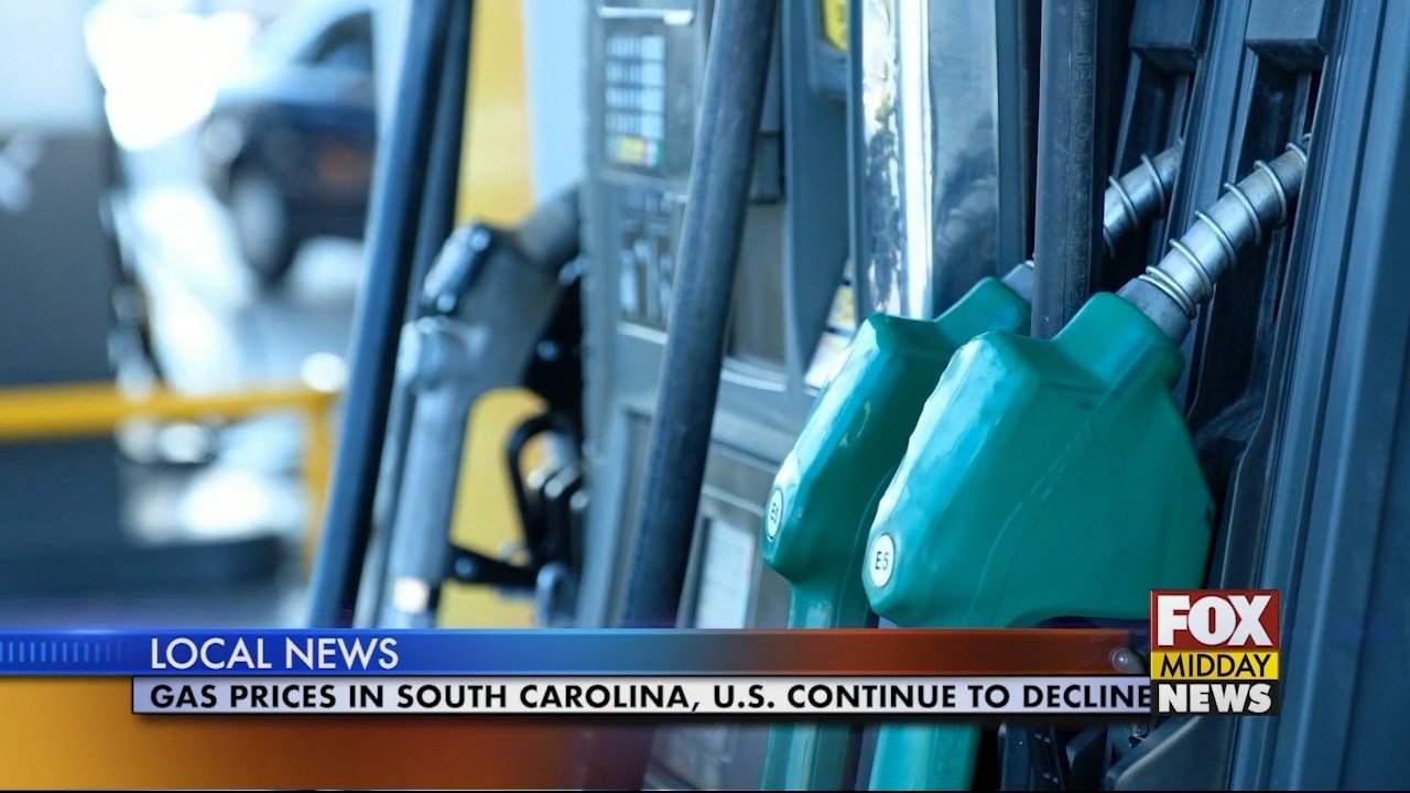 Gas Prices in South Carolina, U.S. Continue to Decline - WFXB