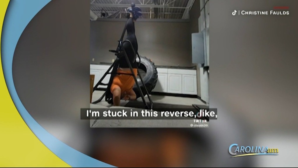 Woman Stuck