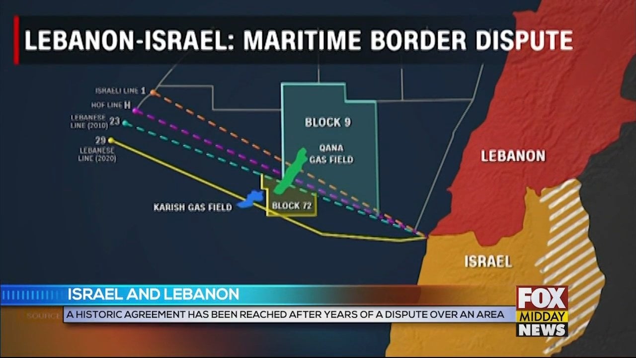 A Historic Agreement Has Been Reached Between Israel And Lebanon - WFXB