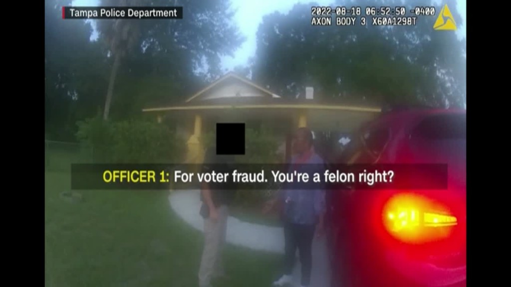 Fl: Bodycam Of Voter Fraud Arrest