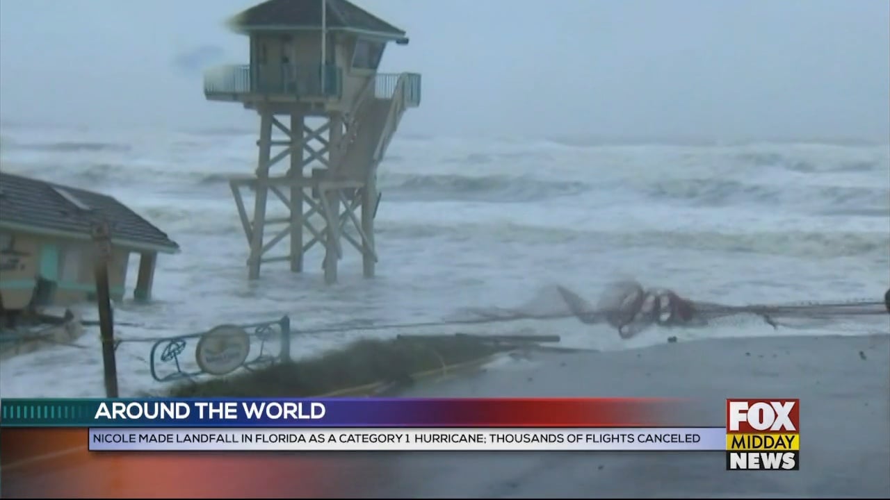 Nicole Made Landfall In Florida As A Category 1 Hurricane WFXB