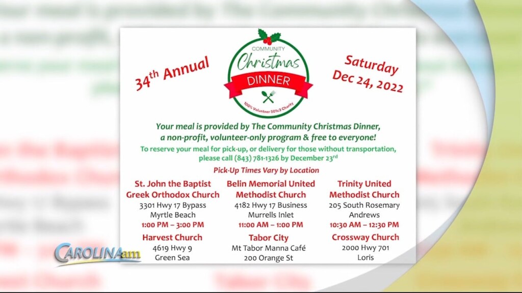 Comm. Christmas Dinner 122122