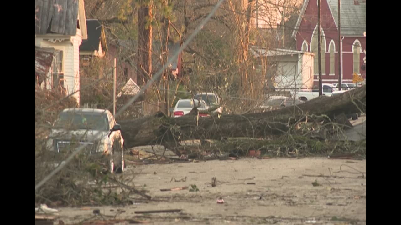 Tornado Outbreak Tears Trail Of Destruction Across The South - WFXB