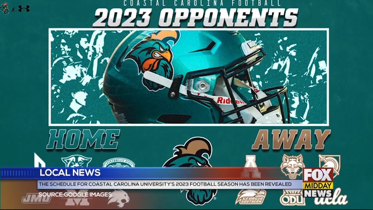 Coastal Carolina 2023 Football Schedule Released WFXB