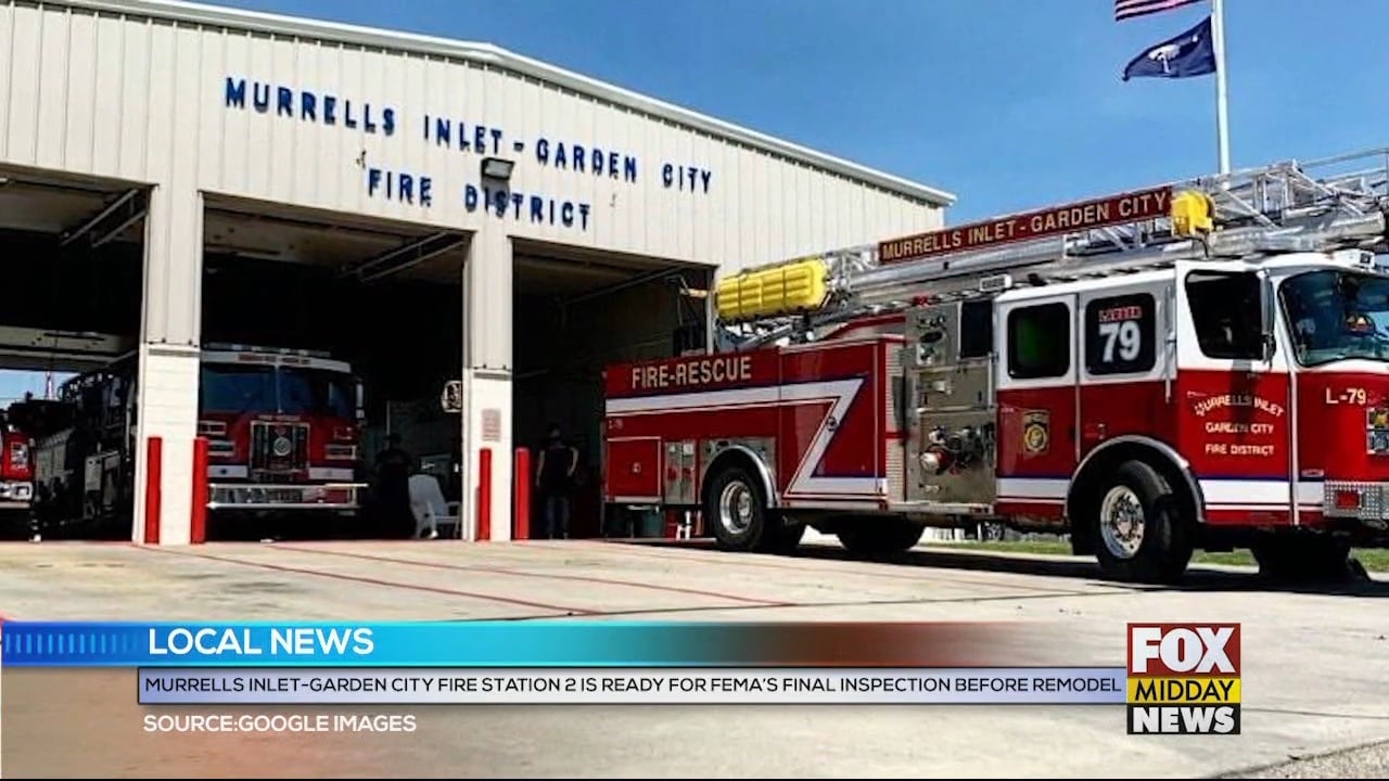 Murrells InletGarden City Fire Station 2 Expects Final Inspection WFXB