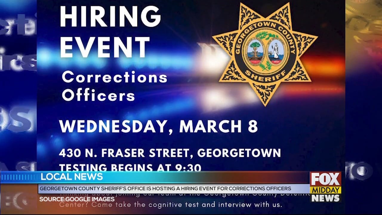 County Sheriff's Office Hiring Event WFXB