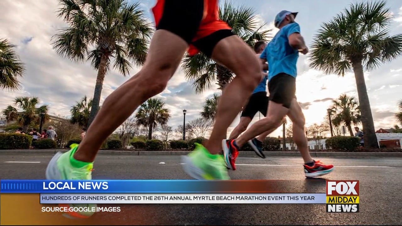 Many Gathered For The 26th Annual Myrtle Beach Marathon WFXB