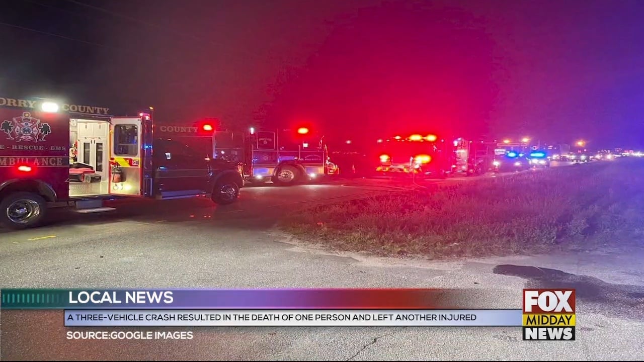 A Three-Vehicle Crash Resulted In One Death And Left One Injured - WFXB