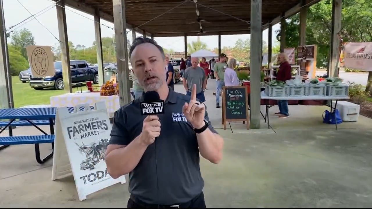 B.J. Visits the North Myrtle Beach Farmers Market! WFXB