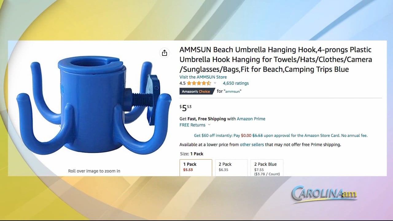 The One Thing 'You Didn't Know You Needed' for the Beach from Amazon WFXB