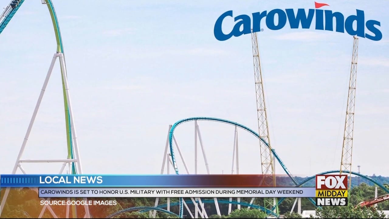 Carowinds Offers Military Days For Memorial Day Weekend WFXB