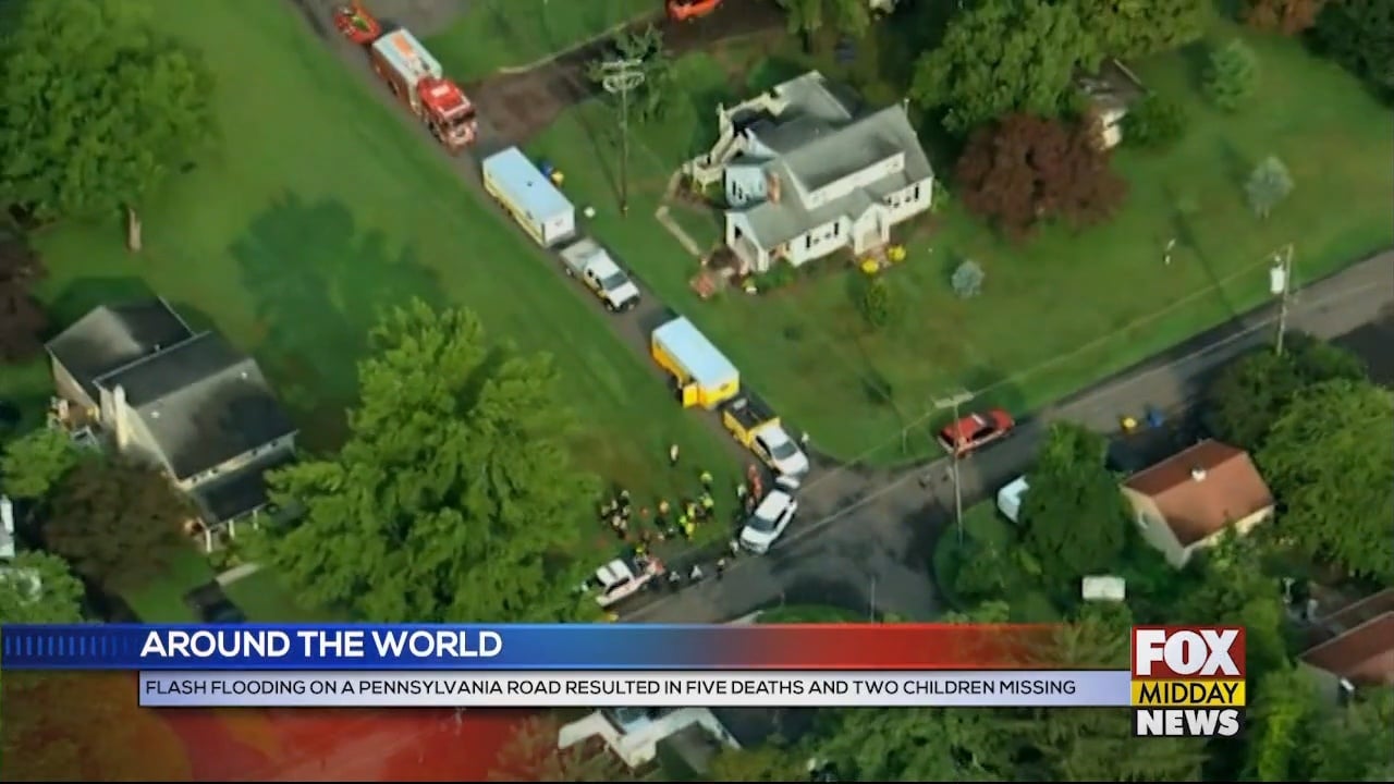 Flash Flooding Resulted In Five Deaths And Two Children Are Still