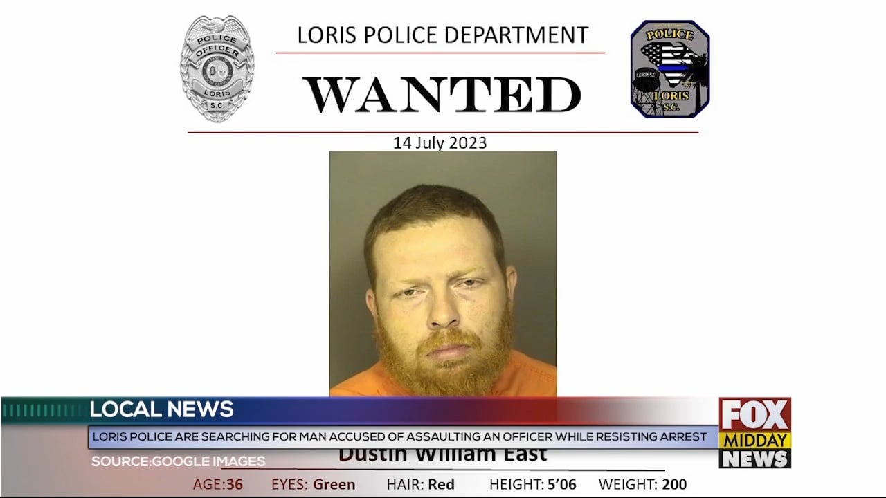 Loris Police Searching For Man Accused Of Assaulting An Officer WFXB