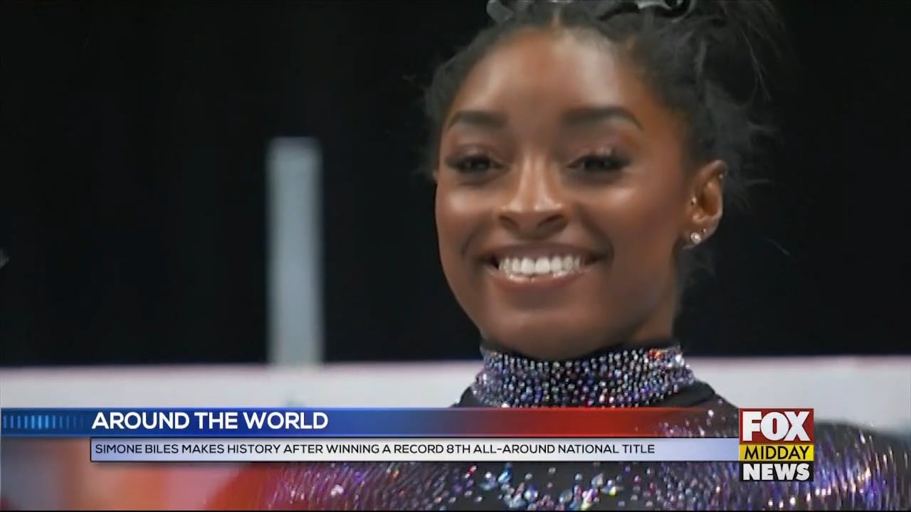 Simone Biles Breaks Record With 8th All Around National Title Wfxb 2437