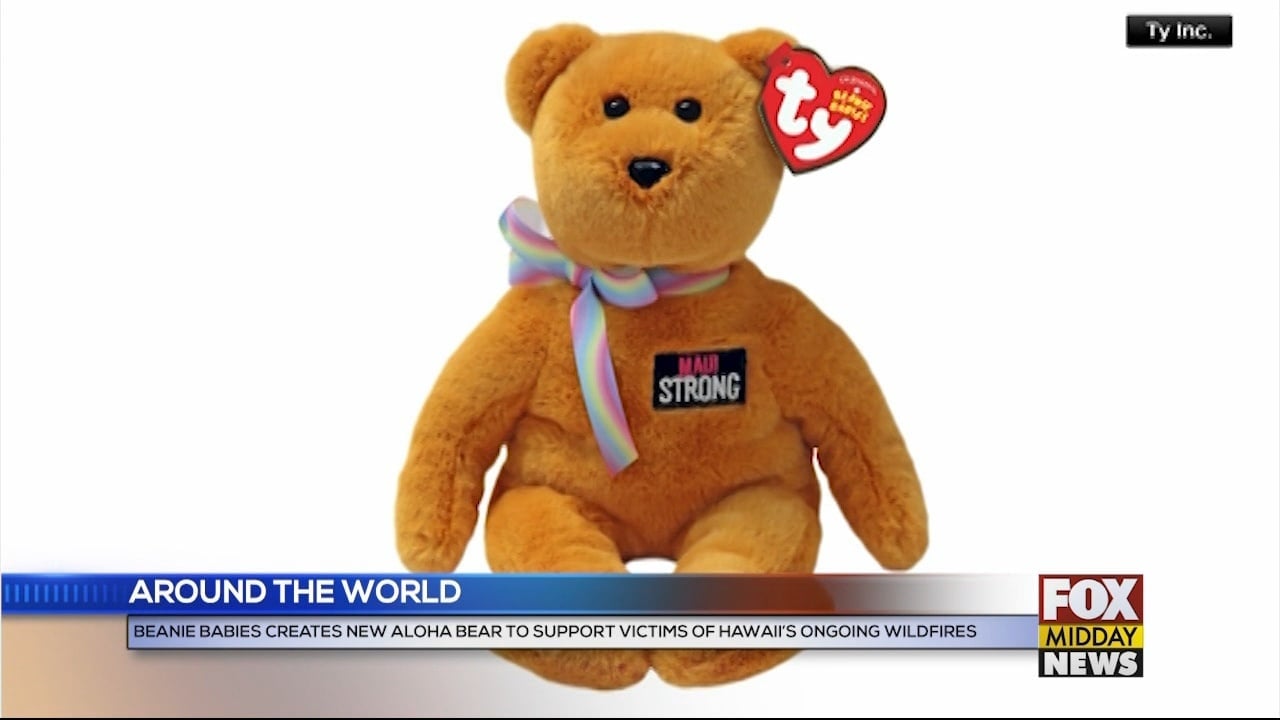 Beanie Babies Releases An Aloha Bear To Support Hawaiians - WFXB