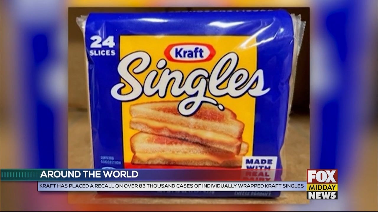 Kraft Recalls Over 83,000 Cases Of Processed American Cheese Slices WFXB