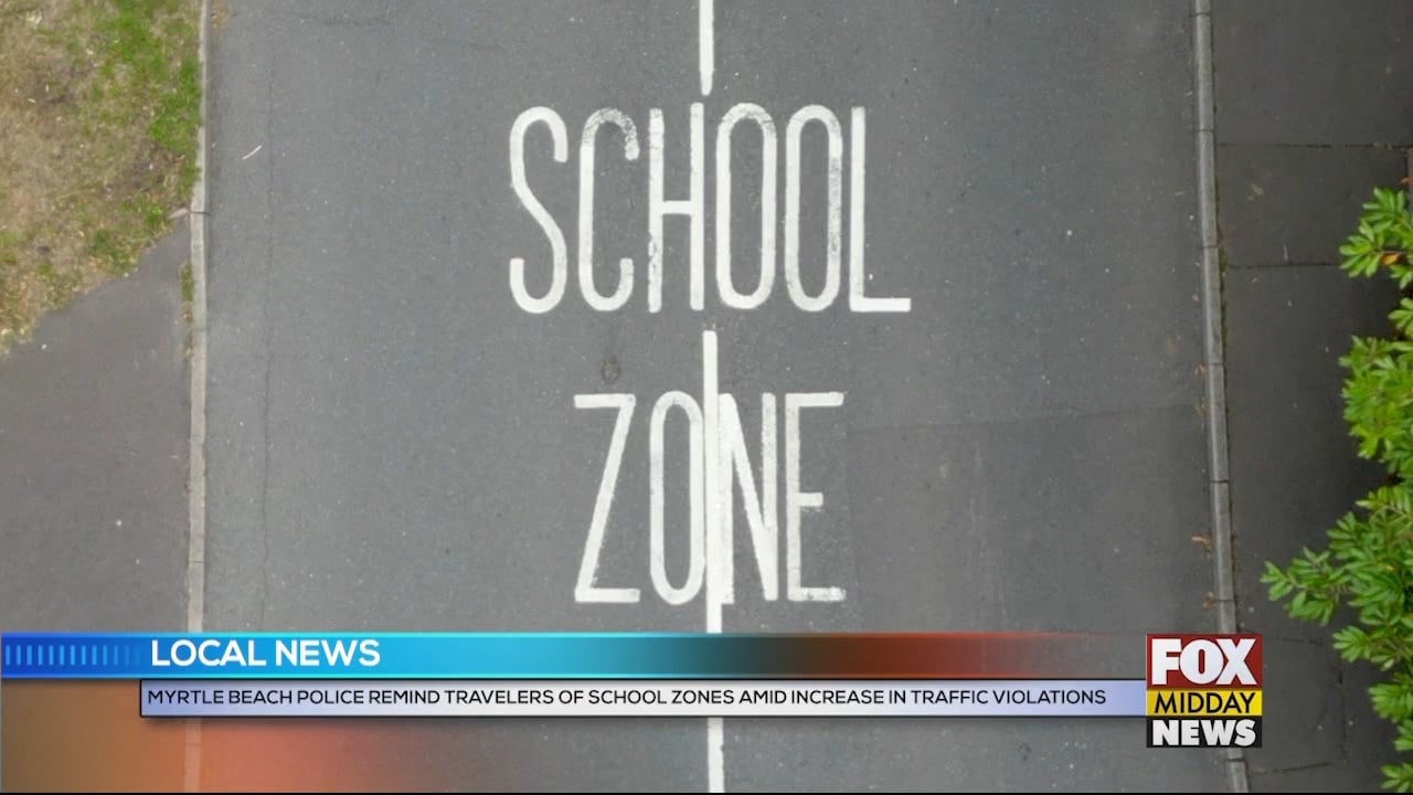 Police Remind People Of School Zone Traffic Laws After Spike In