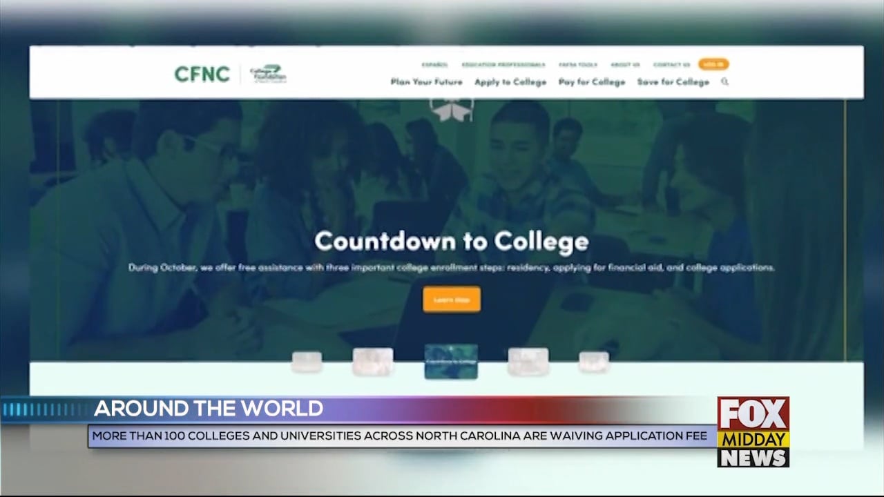 Colleges In North Carolina Offer Free Applications This Week WFXB