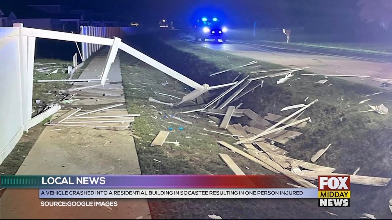 Vehicle Crashes Into Residential Building In Socastee - WFXB