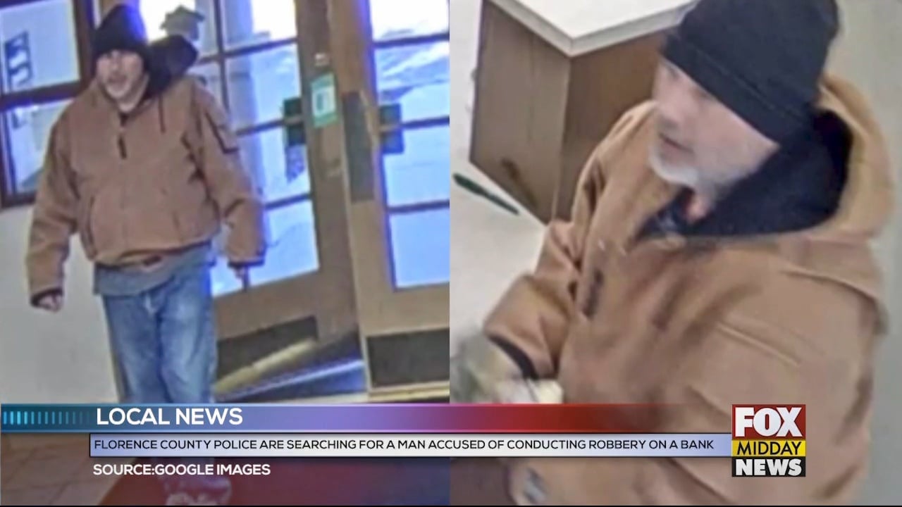 Florence Police Search For Bank Robbery Suspect - WFXB