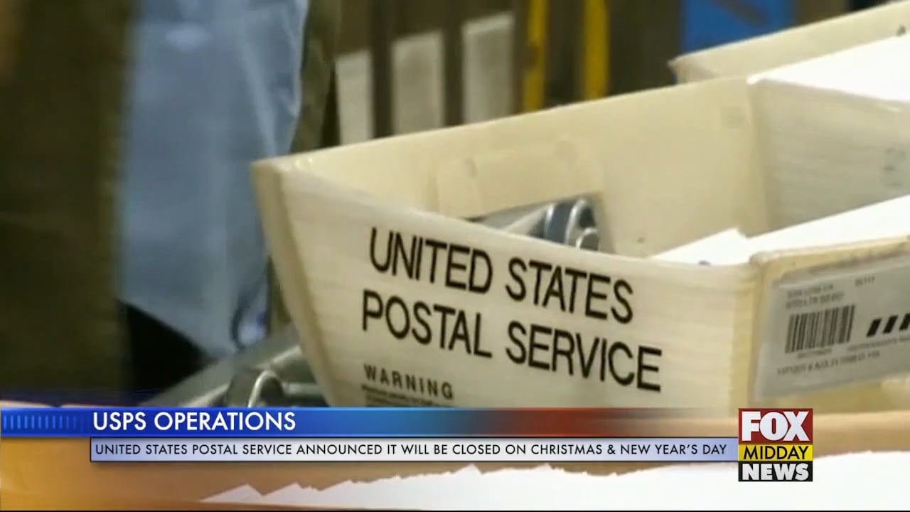 USPS Announces Holiday Operations WFXB