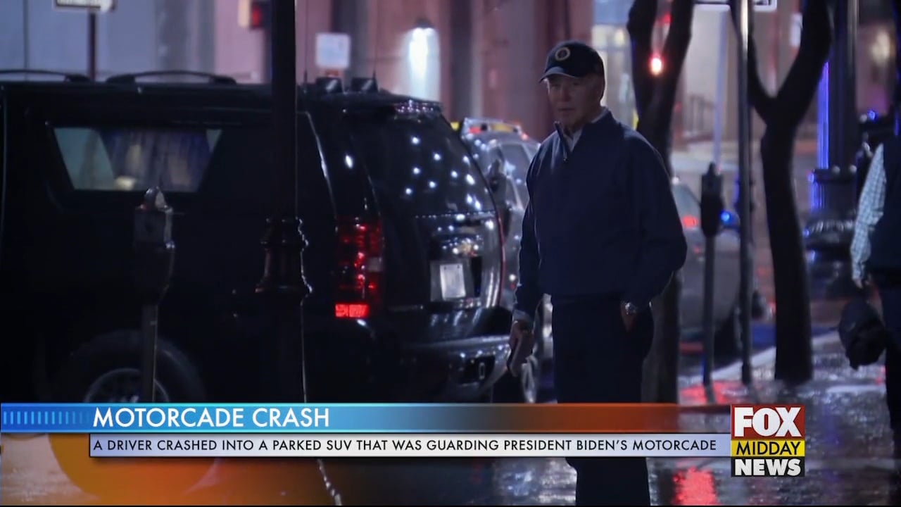 Man Charged With DUI After Crashing Into President's Motorcade Vehicle ...