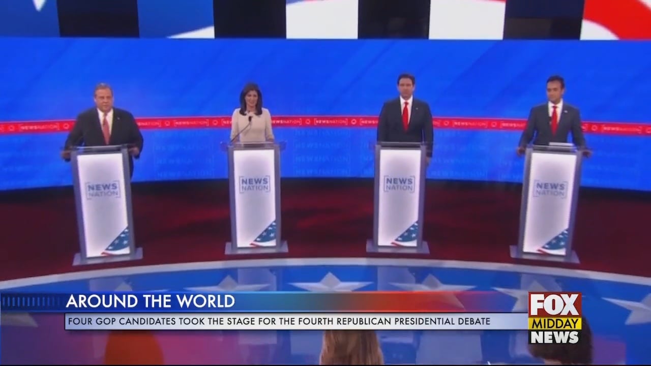 Four Candidates Took The Stage For The Fourth GOP Debate - WFXB