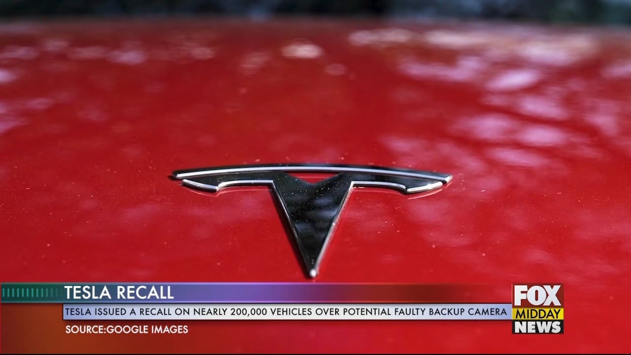 Tesla Recalls Nearly 200k Vehicles Due To Backup Camera Malfunction WFXB