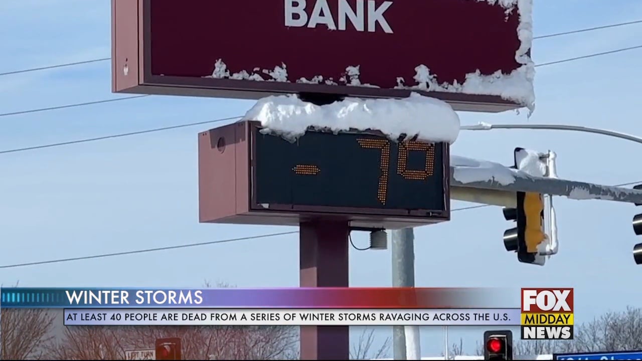Winter Storms Across The U.S. Resulted In At Least 40 Deaths - WFXB