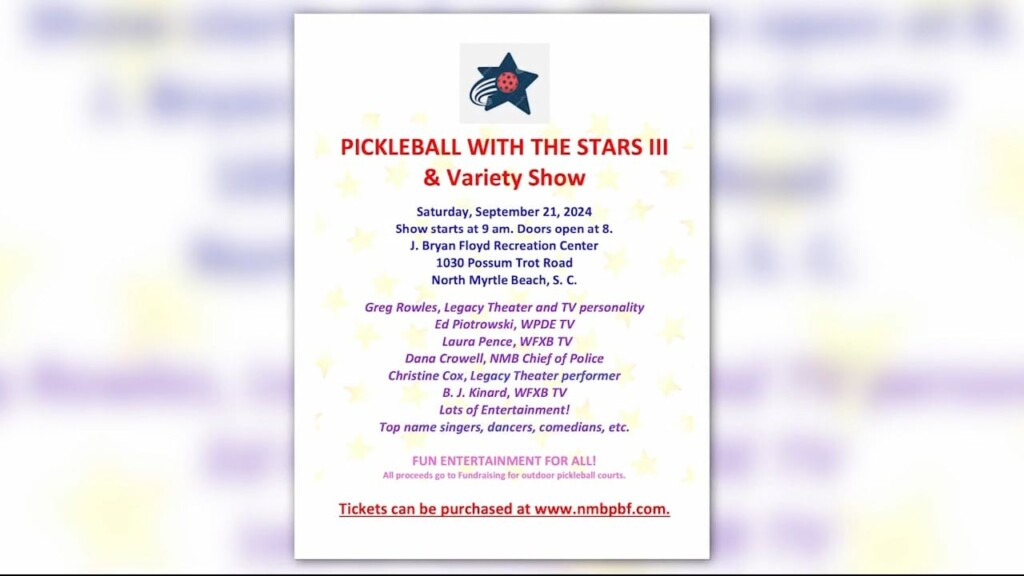 Pickleball With The Stars 091024