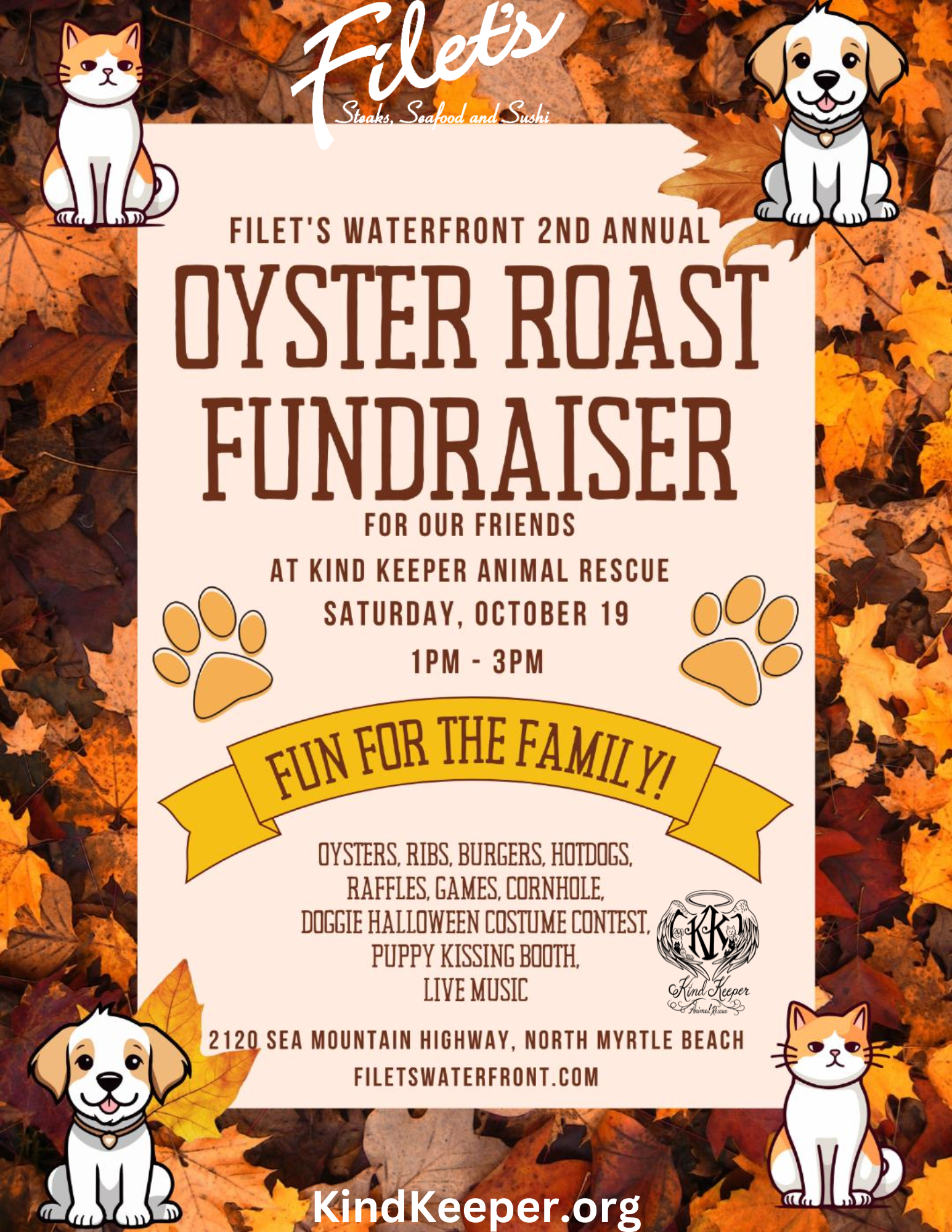 Filet Oyster Roast WFXB