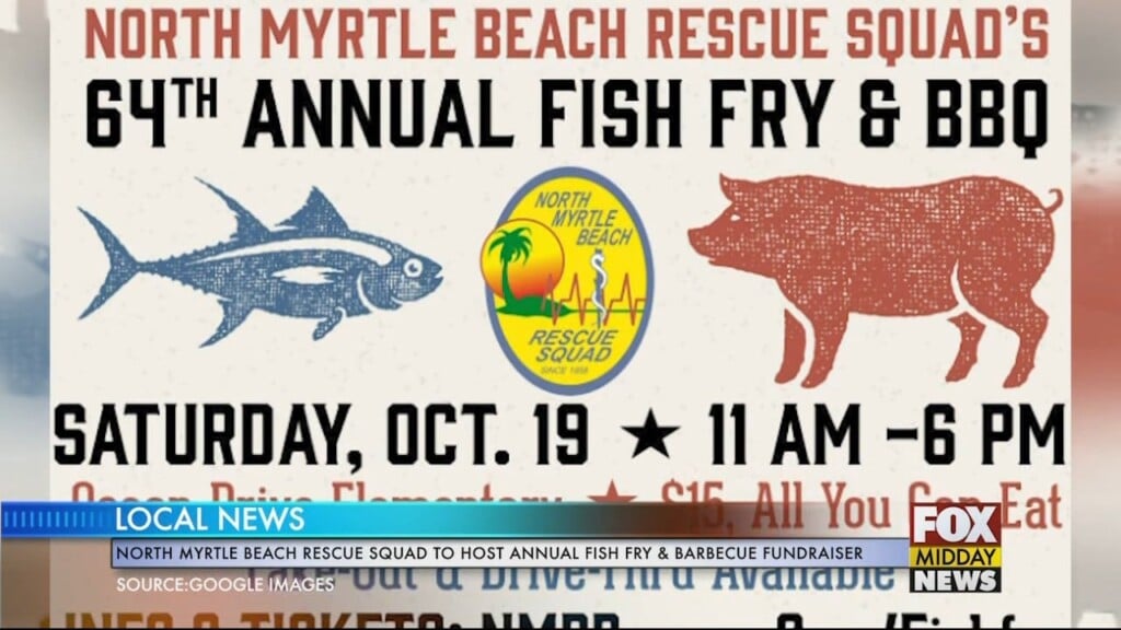 NMB Rescue Squad To Host Annual Fish Fry & Barbcue WFXB