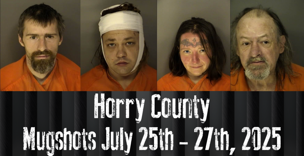 Horry Mugshot For July 25th To 27th