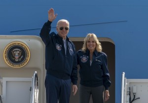President And First Lady Honor The Air Force’s 75th Anniversary As They Depart For Queen’s Funeral