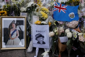 In Hong Kong, Mourning The Queen Has Another Purpose: Defying China
