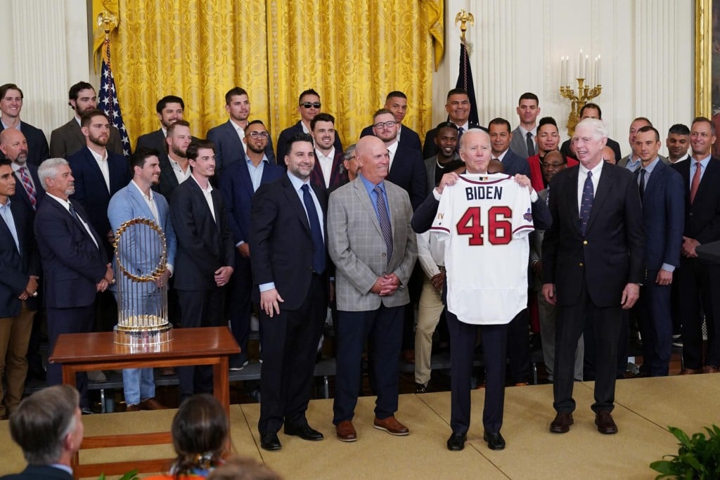 Biden Welcomes World Series Champion Atlanta Braves To The White House