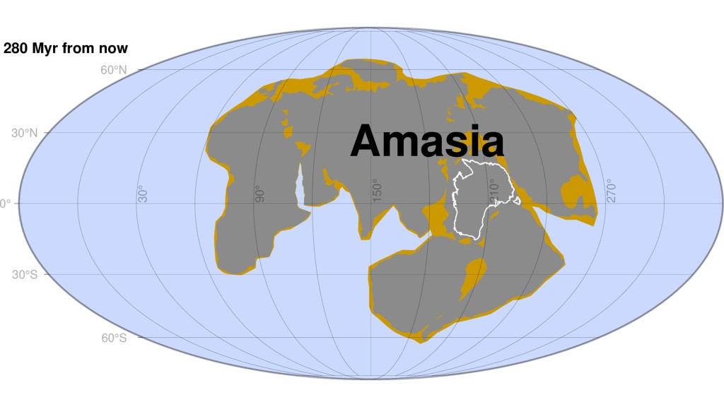 New Supercontinent Amasia May Form In About 300 Million Years