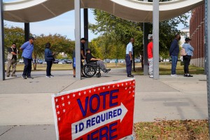 Record Turnout And Long Lines Mark First Day Of Early Voting In Georgia