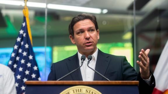 Ron Desantis Pivots From Political Battles In Aftermath Of Hurricane Ian