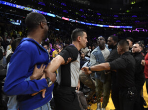 Pro Football Hall Of Famer Shannon Sharpe In Courtside Altercation With Memphis Grizzlies Players