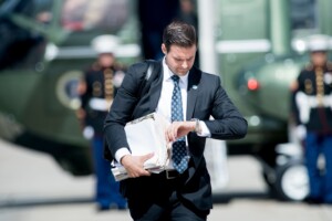 Former Trump Aide John Mcentee Appears Before Grand Jury On Trump Related Investigations