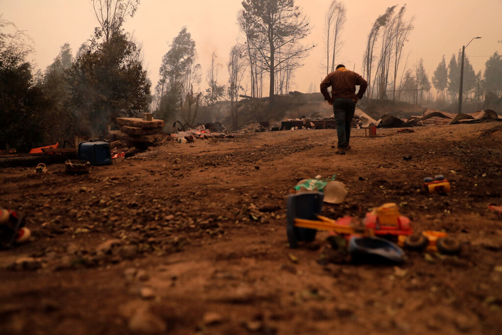 Chile Wildfires Leave At Least 22 People Dead, Officials Say